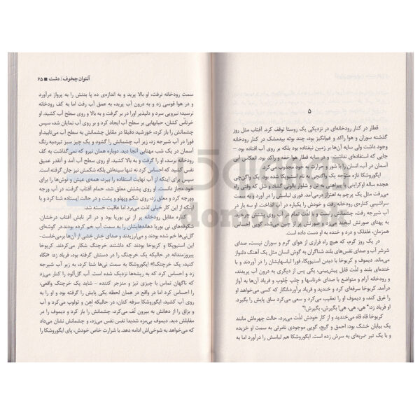 کتاب دشت اثر آنتوان چخوف انتشارات آسو - دومو بوک