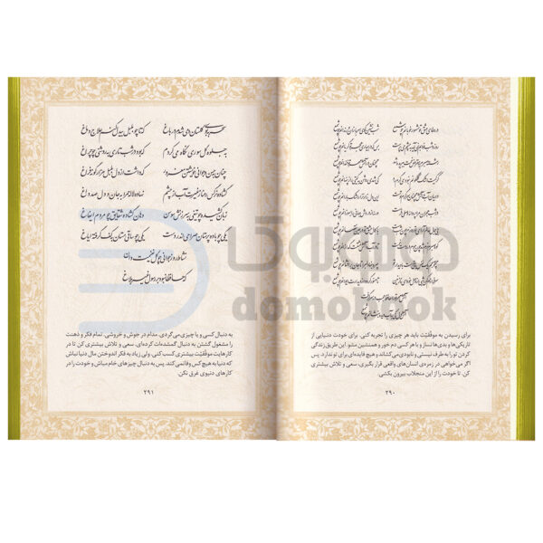 کتاب دیوان حافظ با فال و معنی انتشارات داریوش - دومو بوک